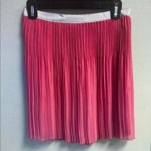 Trouvé Pink Pleated Skirt XS MINI